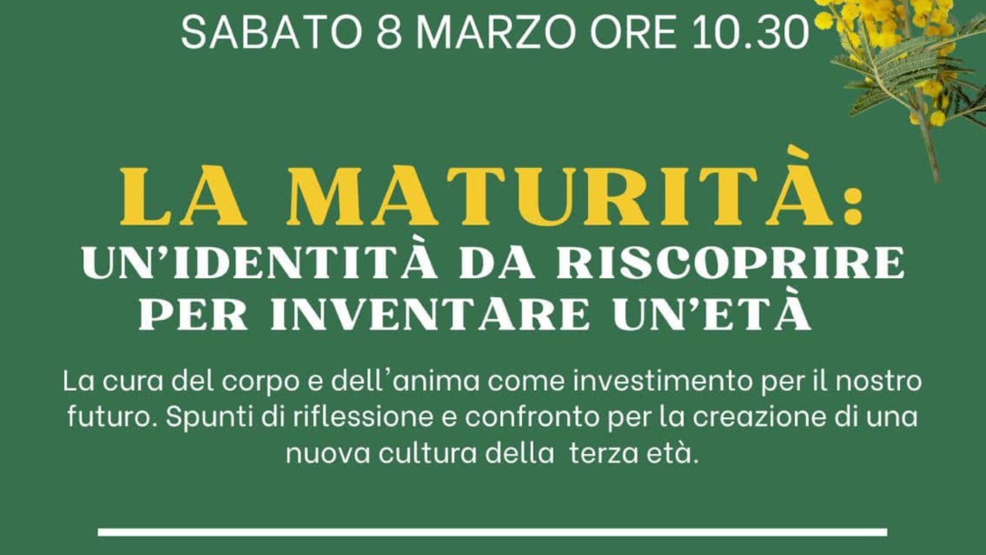 La maturità: un’identità da riscoprire per inventare un’età